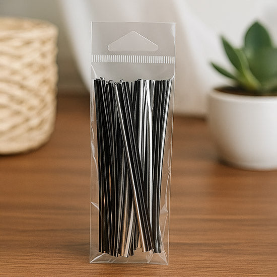 Headerbags 3.8x12.7cm Reclosable and Crystal Clear (100 pieces) [HB1X5]