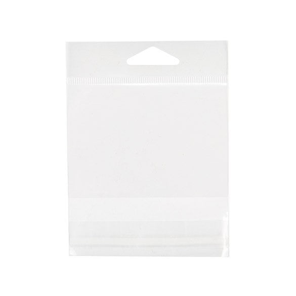 Headerbags 9x6.4cm Reclosable and Crystal Clear (100 pieces) [HB32]