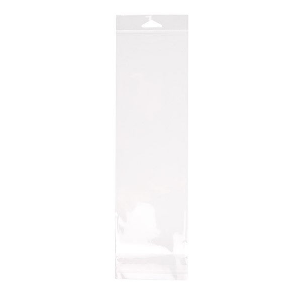 Headerbags 10.3x31.8cm Reclosable and Crystal Clear (100 pieces) [HB412]