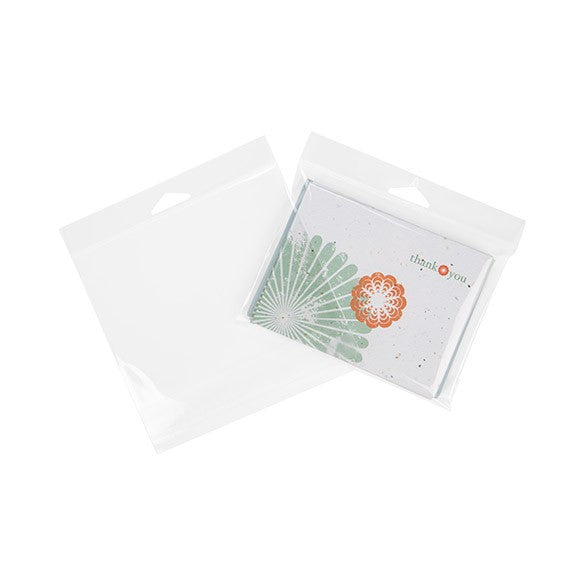 Headerbags 15.9x11.4cm Reclosable and Crystal Clear (100 pieces) [HB46]