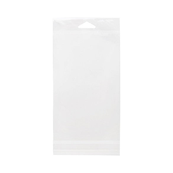 Headerbags 11.4x17.8cm Reclosable and Crystal Clear (100 pieces) [HB47]