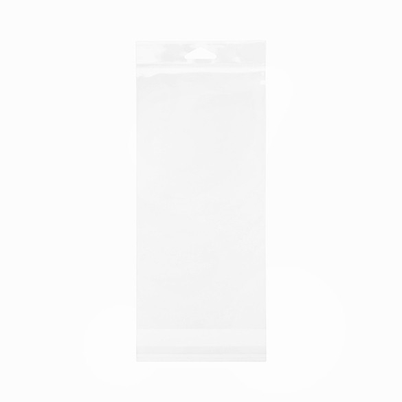 Headerbags 12.2x25.4cm Reclosable and Crystal Clear (100 pieces) [HB49XL]