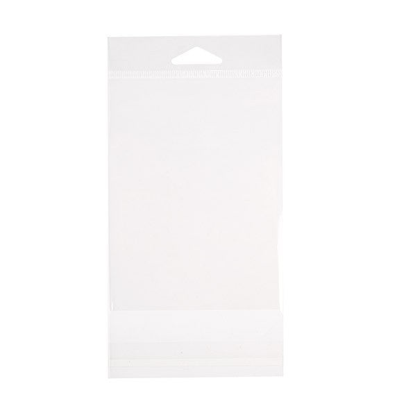 Headerbags 10.3x13.7cm Reclosable and Crystal Clear (100 pieces) [HB4B1]