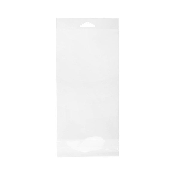 Headerbags 12.1x21cm Reclosable and Crystal Clear (100 pieces) [HB4X8]