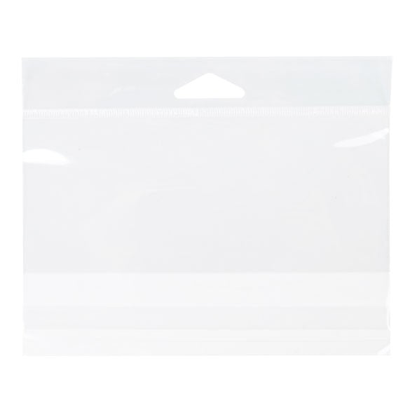 Headerbags 14.9x6.4cm Reclosable and Crystal Clear (100 pieces) [HB52]