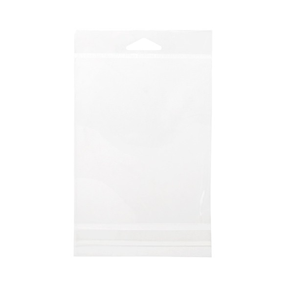 Headerbags 11.7x14.6cm Reclosable and Crystal Clear (100 pieces) [HB54]
