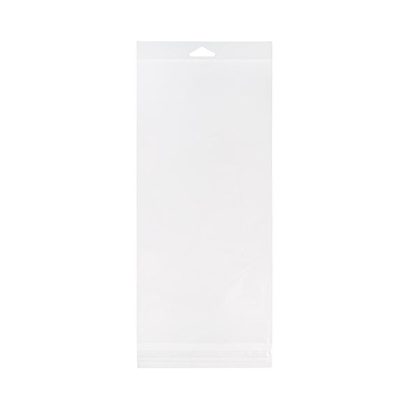 Headerbags 15.7x33cm Reclosable and Crystal Clear (100 pieces) [HB613]