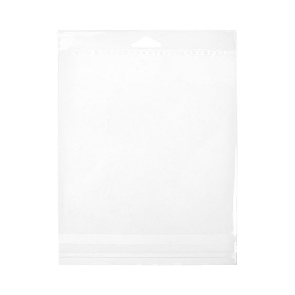 Headerbags 17x16.7cm Reclosable and Crystal Clear (100 pieces) [HB6X6M]