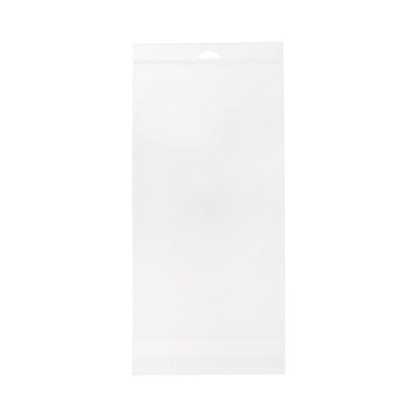 Headerbags 18.1x32.7cm Reclosable and Crystal Clear (100 pieces) [HB712]