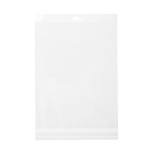 Headerbags 22.2x28.6cm Reclosable and Crystal Clear (100 pieces) [HB811S]