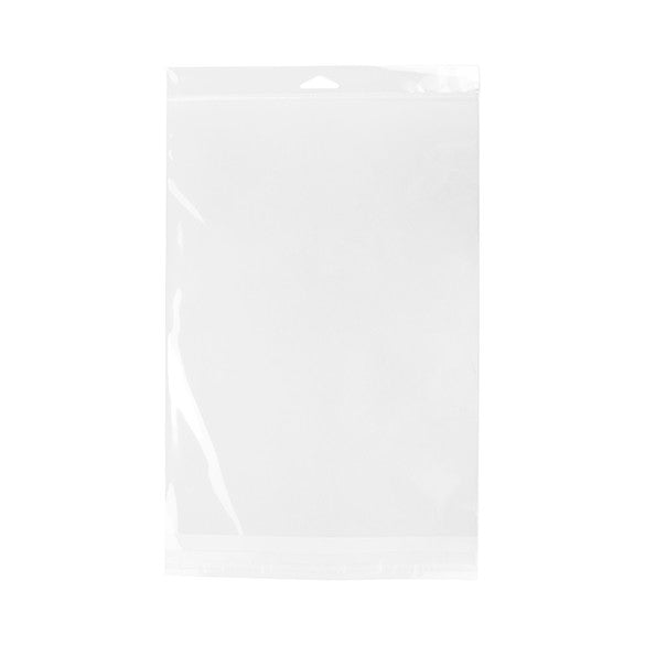 Headerbags 23.5x33cm Reclosable and Crystal Clear (100 pieces) [HB9X13]
