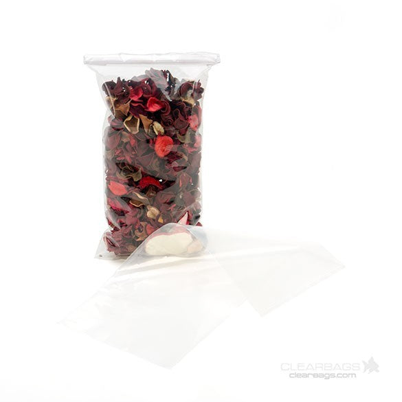 Plastic Bags 10.2x40.6cm Polyethylene Heavy Duty (500 pieces) [TFB2416]