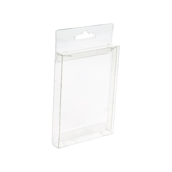 Plastic Gift Boxes 13.7x2.5x18.8cm with Hanger part (25 pieces) [HFB15]