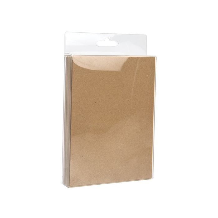 Plastic Gift Boxes 14.9x2.5x16.8cm with Hanger part (25 pieces) [HFB16]