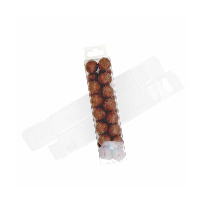 Plastic Gift Boxes 3.8x3.2x15.2cm with Hanger part (25 pieces) [HFB221]