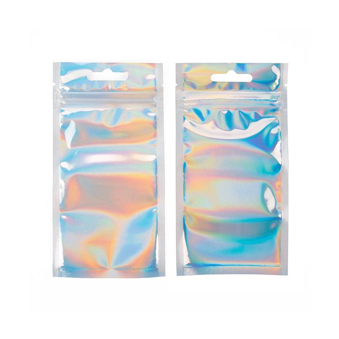 Grip Seal Bags Holographic/Transparent 7,6x12,7cm (25 Pieces) [HZBB35CH]