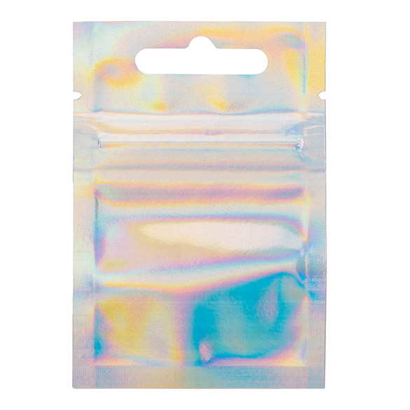 Grip Seal Bags Holographic 5,1x5,1cm (25 Pieces) [HZBB9H]