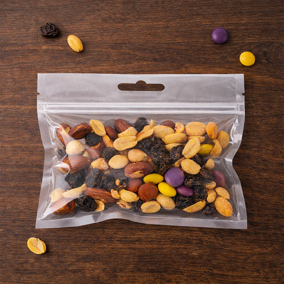 Grip Seal Bags with Euroslot 12.7x7.6cm laminated (100 pieces) [HZB53]