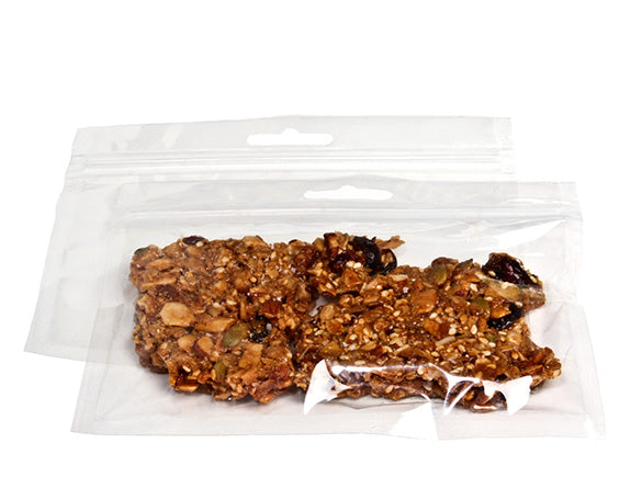 Grip Seal Bags with Euroslot 15.2x10.2cm laminated (100 pieces) [HZB64]