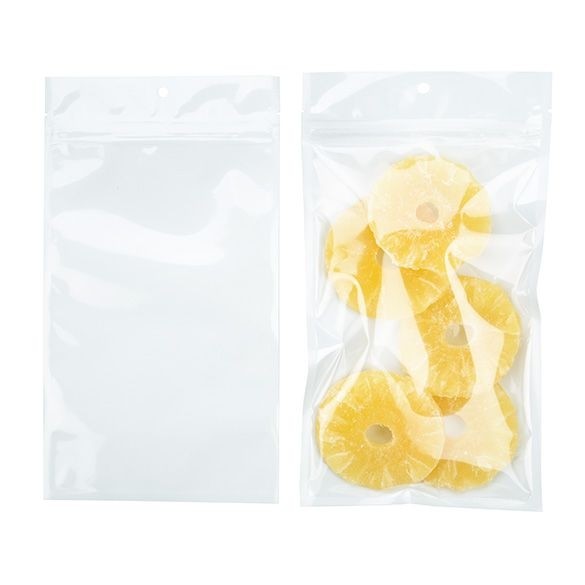 Grip Seal Bags Transparent/White 12.7x20.8cm (100 pieces) [HZB6CW]