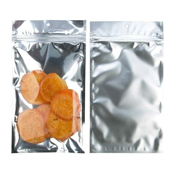 Grip Seal Bags Transparent/Silver 12.7x20.8cm (100 pieces) [HZB6S]