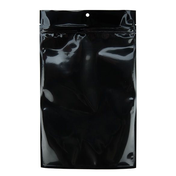 Grip Seal Bags Transparent/Black 15.2x23.5cm (100 pieces) [HZB7CB]