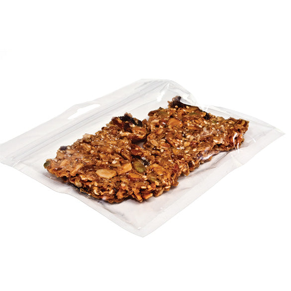 Grip Seal Bags with Euroslot 20.3x12.7cm laminated (100 pieces) [HZB85]