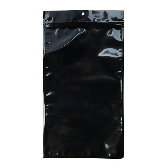 Grip Seal Bags Transparent/Black 17.8x30.5cm (100 pieces) [HZB8CB]
