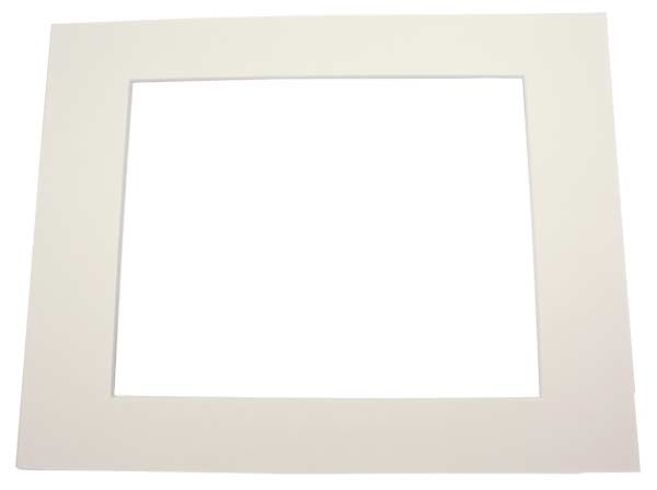 Mount Board Cream 19.1x24.1cm Window - Outer size 27.9x35.6cm Conservation Quality