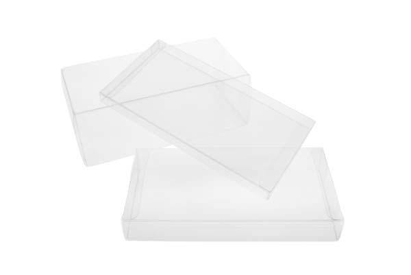 Plastic Gift Boxes 20.6x2.5x25.7cm Crystal Clear