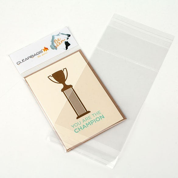 Headerbags with open Header 9.7x13.2cm for own Header Card (100 pieces) [IHB3X5]