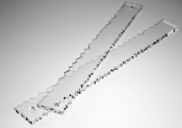 Ruler Deckled 32.5cm long (1 pc)