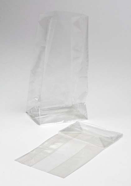Block Bottom Bags ECO-friendly 10.2x6.4x20.3cm Premium with side gusset (100 pieces) [CFBG4]
