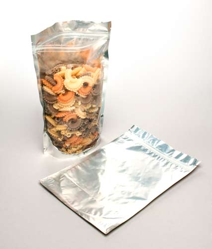 Stand Up Pouches Transparent/Silver 18x10x25cm | 283 grams