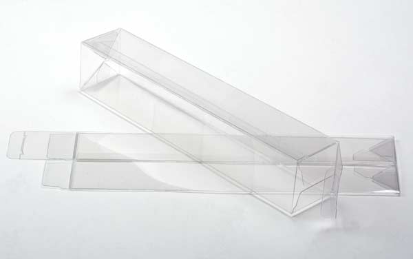 Plastic Gift Boxes 7.6x7.6x30.5cm Autolock Bottom