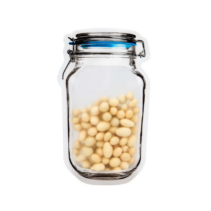 Stand Up Pouch Clamp Lid Jar 14,9x6,7x24,3cm