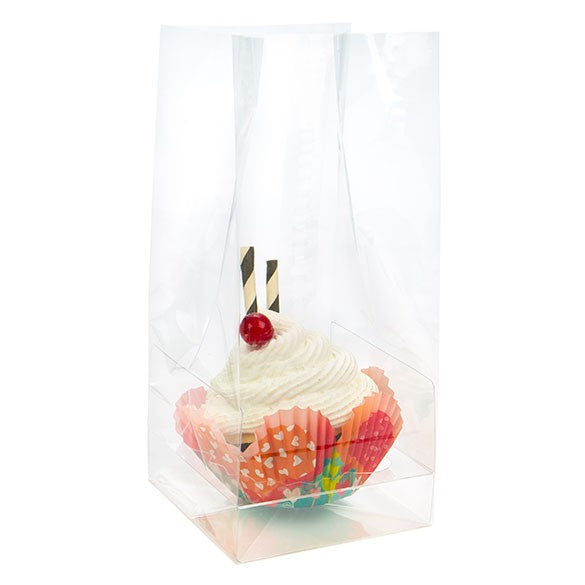 Bags Set for Jumbo Cupcakes 10.2x10.2x22.8cm (100 pieces) [CBG3]