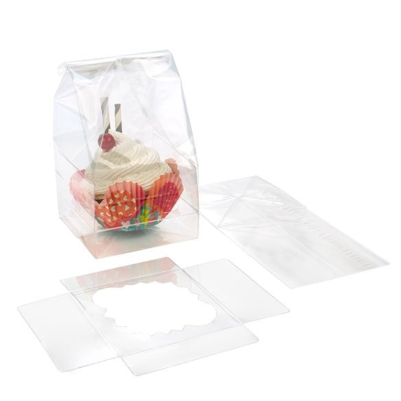 Bags Set for Jumbo Cupcakes 10.2x10.2x22.8cm (100 pieces) [CBG3]