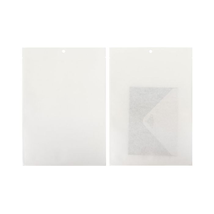 Kraft Bags White Eco-fiendly 15,2x22,9 cm Sealable (100 pieces) [KHS69WK]