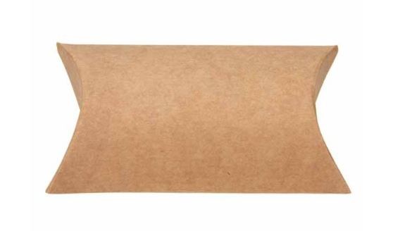 Pillow Packs Kraft 5.1x1.9x7.6cm (25 pieces) [KPB75]