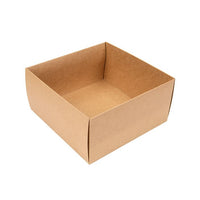 Gift boxes bottom kraft 15,2x7,6x15,2 cm