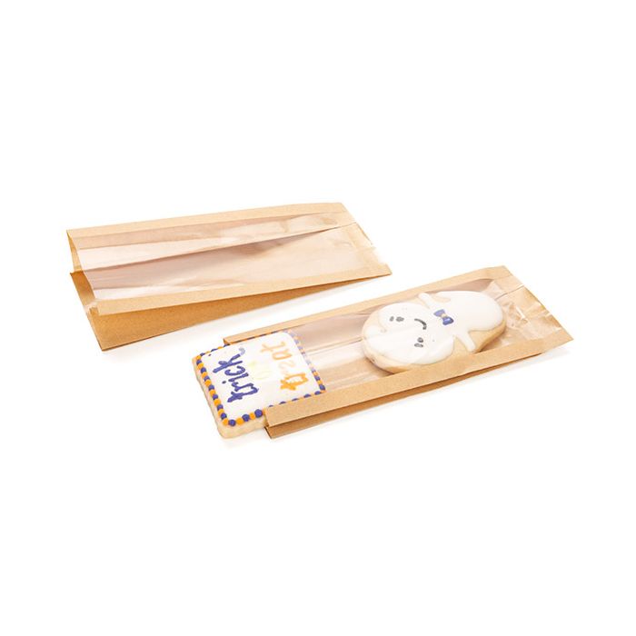 Kraft Bags 7.6x5.1x16.5cm with side gusset (100 pieces) [KSG2]