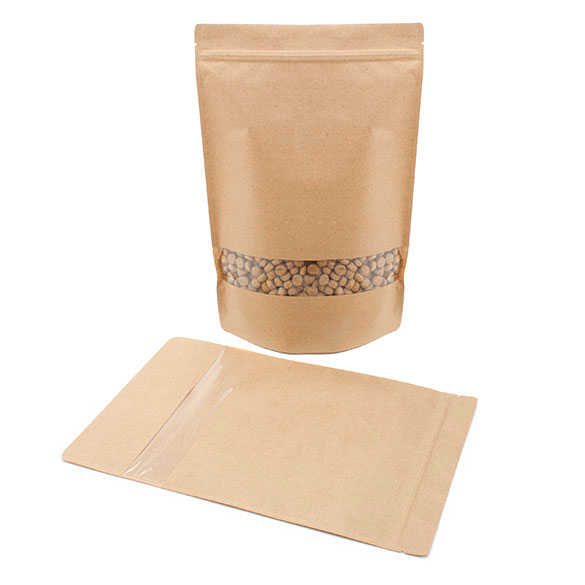 Stand Up Pouches Kraft 23x12x34.5cm | 907 grams (100 pieces) [ZBGW6K]