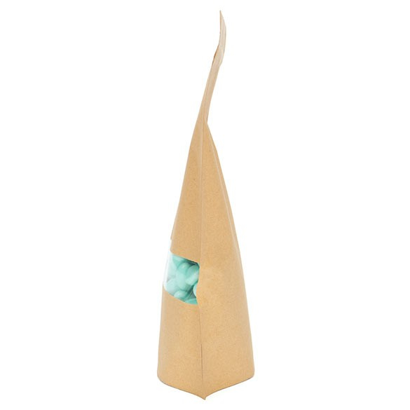 Stand Up Pouches Kraft 17x9x28.5cm | 340 grams (100 pieces) [ZBGW4K]