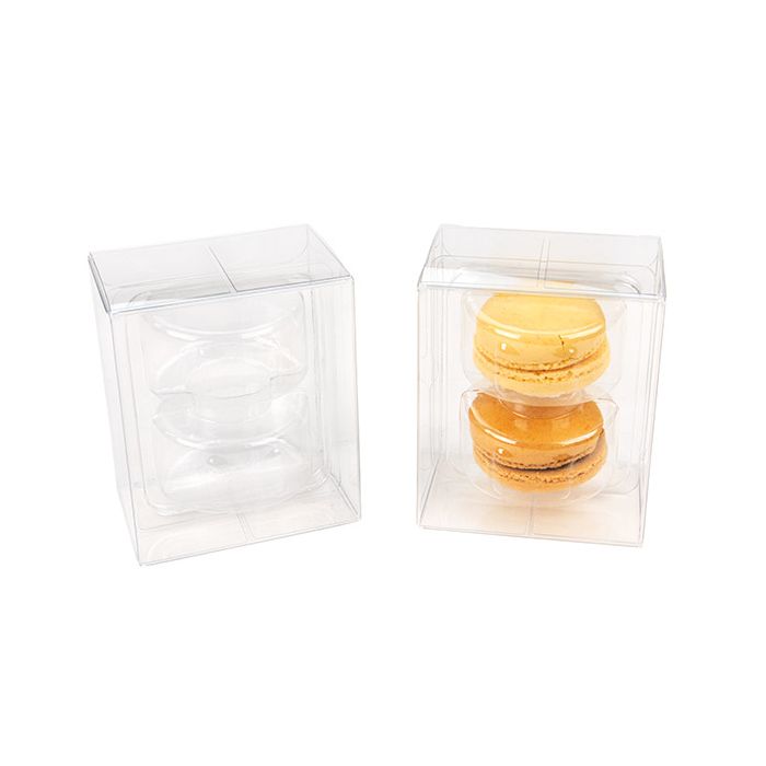 French Macaron Box Set 2 pieces 6.5x5.1x10.2 cm (25 pieces) [MBS6]
