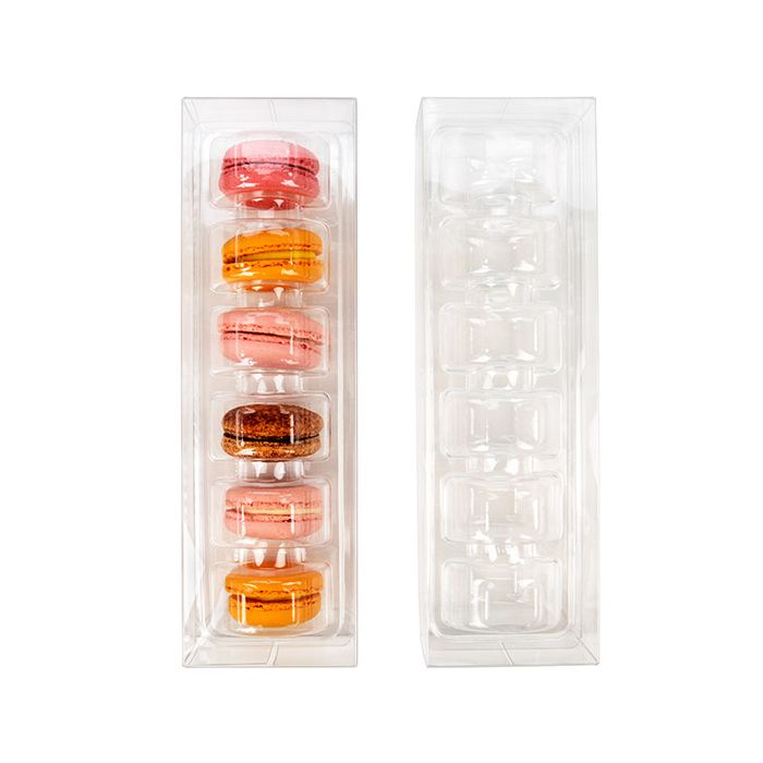 French Macaron Box Set for 6 pieces 7x5.1x22.5 cm (25 pieces) [MBS7]