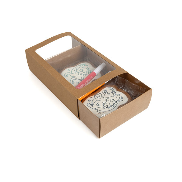 Kraft Two Piece Paper Boxes 21x12,7x5,7cm (25 pcs) [MBS10K]