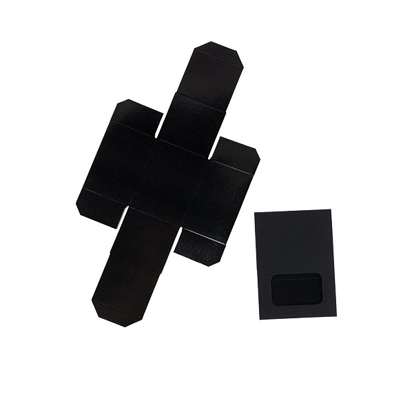 Black Two Piece Paper Boxes 9,5x6,4x5,7cm (25 pcs) [MBS8B]