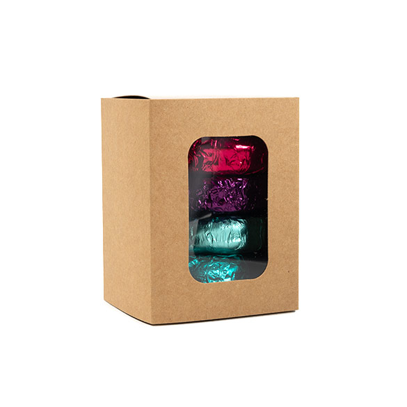 Kraft Two Piece Paper Boxes 9,5x6,4x5,7cm (25 pcs) [MBS8K]