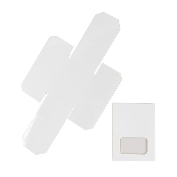 White Two Piece Paper Boxes 9,5x6,4x5,7cm